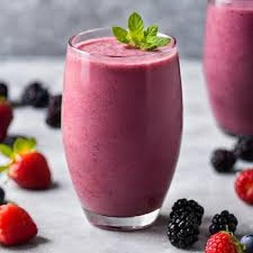 Strawberry Cloudburst Crush Smoothie with Ice Cream Cuddles